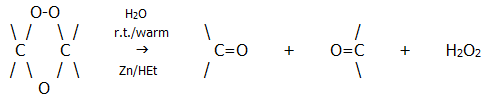 alkenes ozone ozoniode A-level organic chemistry revision chembook