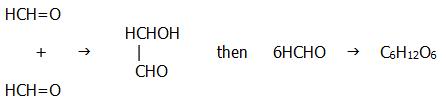 methanal hydroxyethanal formose aldeyhdes ketones carbonyls A-level organic chemistry revision chembook