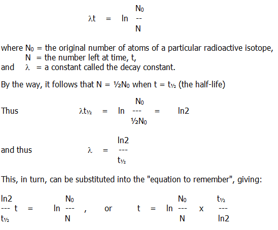A Level Chemistry revision radioactivity